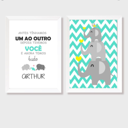 Moldura de 3cm Preta ou Branca 15x21 com Impressão em Papel Fotográfico Glossy