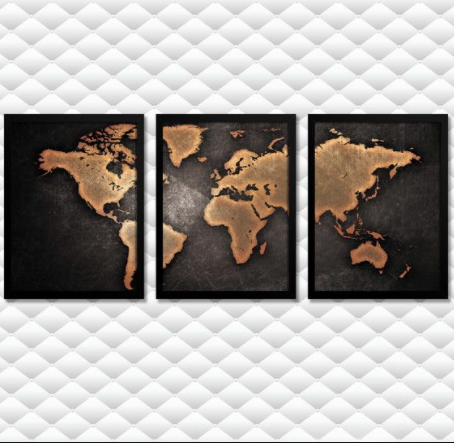 Moldura de 3cm Preta ou Branca 30x40 com Impressão em Papel Fotográfico Glossy
