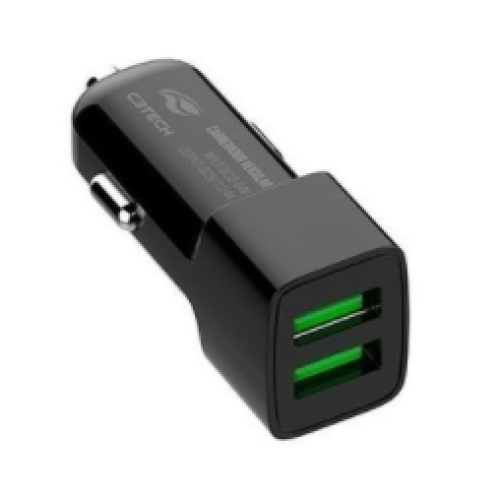 Carregador Veicular com 2 USB 2,4A UCV-20BK C3 TECH