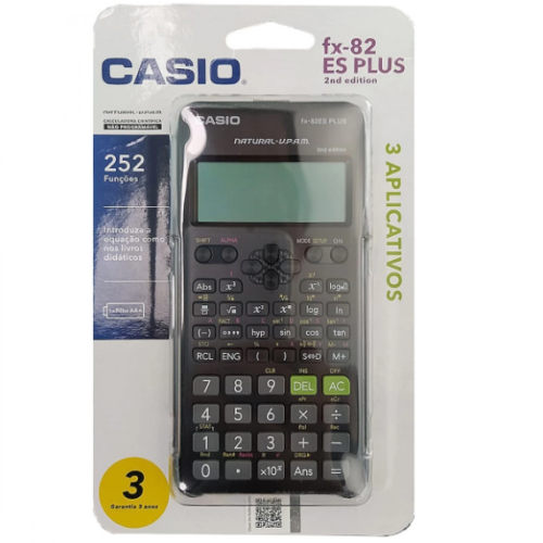 Calc cien fx82es plus 252 funções preta