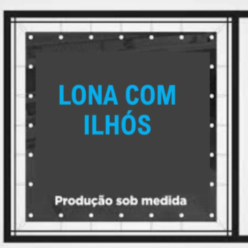 BANNER EM LONA 440GR + ILHÓS - BRILHO